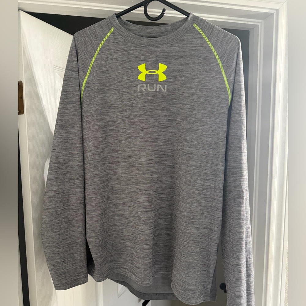 Under Armour Gray HeatGear Fitted Shirt